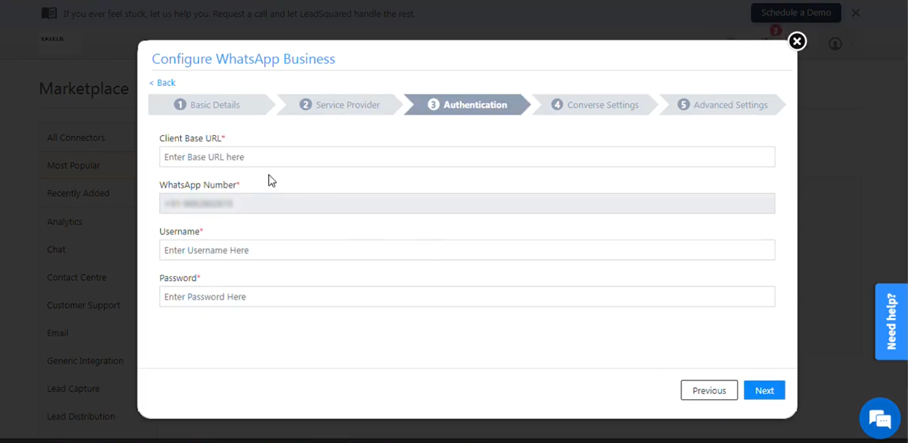 Leadsquared-Chat360-integration-authentication